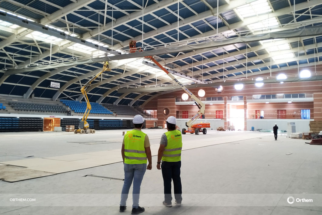 Orthem repara el Palacio de los Deportes de Torrevieja donde se celebrará el Mundial de Balonmano Femenino