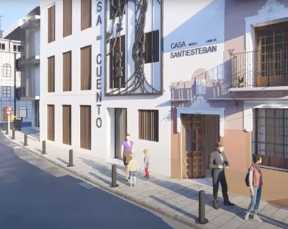 Comienza la restauración de la casa del pintor Carlos Santiesteban que albergará la Casa del Cuento de Guadalajara