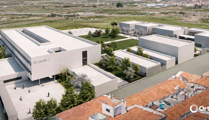 Orthem terminará las obras del instituto de secundaria Jaume I de Burriana