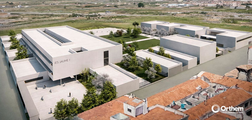Orthem terminará las obras del instituto de secundaria Jaume I de Burriana