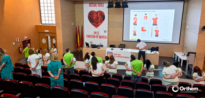 Orthem concluye con éxito la campaña de prevención de trastornos musculoesqueléticos en hospitales de la Región de Murcia