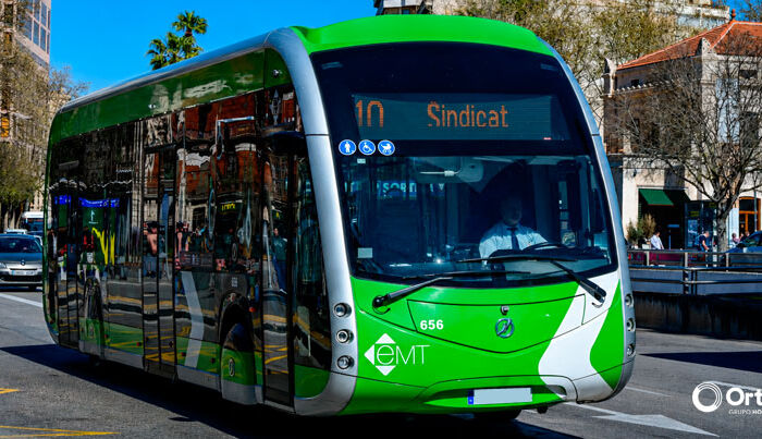 Las cocheras de EMT Palma incorporarán 40 puntos de recarga para autobuses eléctricos