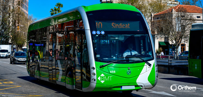 Las cocheras de EMT Palma incorporarán 40 puntos de recarga para autobuses eléctricos
