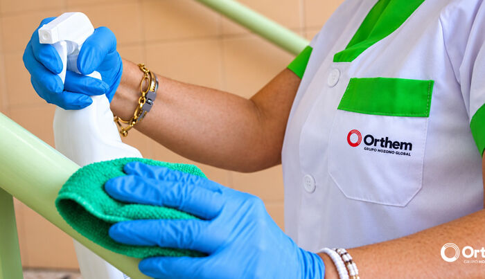 Más de 147.000 horas anuales para el nuevo servicio de limpieza de Orthem en los colegios públicos de la Zona Sur de Murcia
